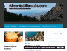 Tablet Screenshot of alicantediferente.com